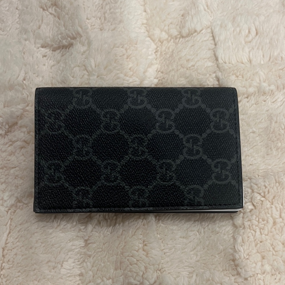 Gucci Black Signature Card Case